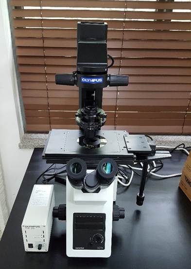 Inverted microscope 사진